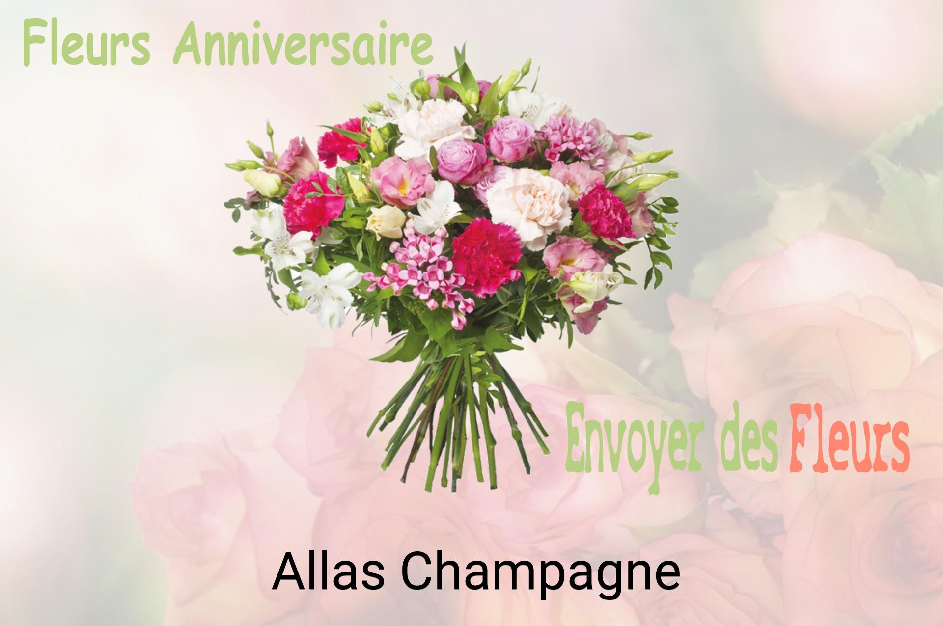 Bouquet de fleurs d’anniversaire livré à Allas-Champagne